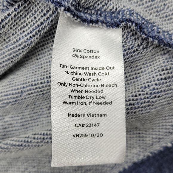 T by Talbots Womens Colorblock Terry Hoodie Size 2x Petite - Picture 7 of 10